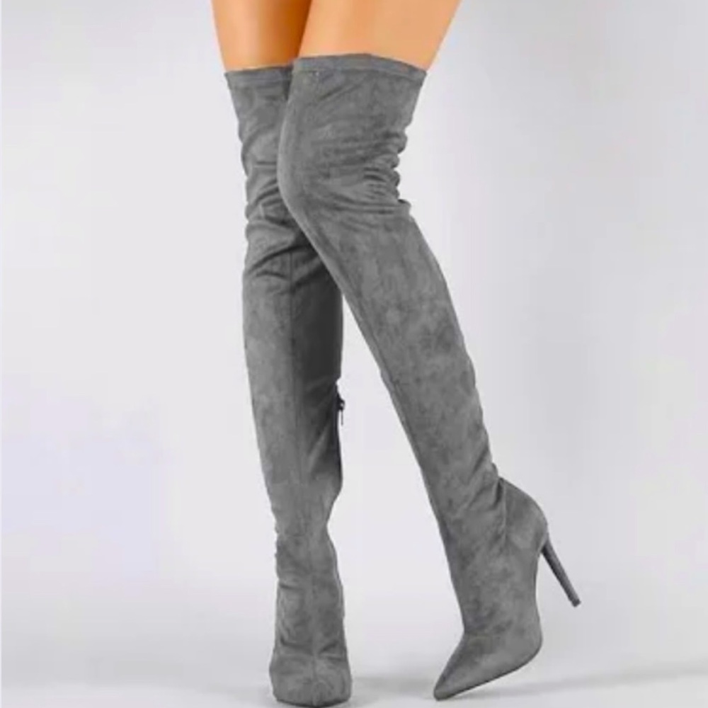 KENDALL + KYLIE STILETTO THIGH HIGH BOOTS